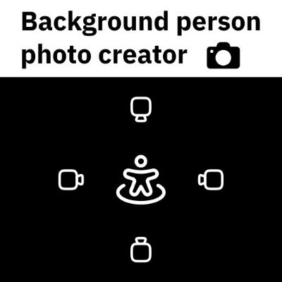 Background person photo creator model