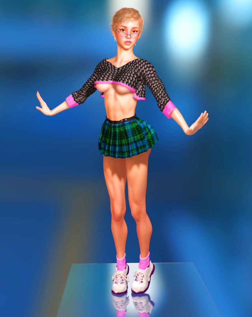CuteSvetlana.Tikman3d Schoolgirl Mini Skirt Preview 2.jpg