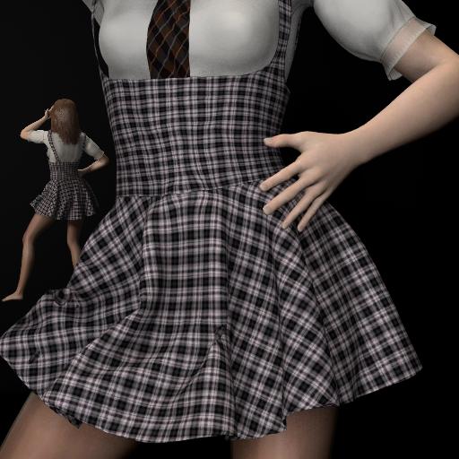 Gamer Girl 1A Suspender Skirt_Plaid4.jpg