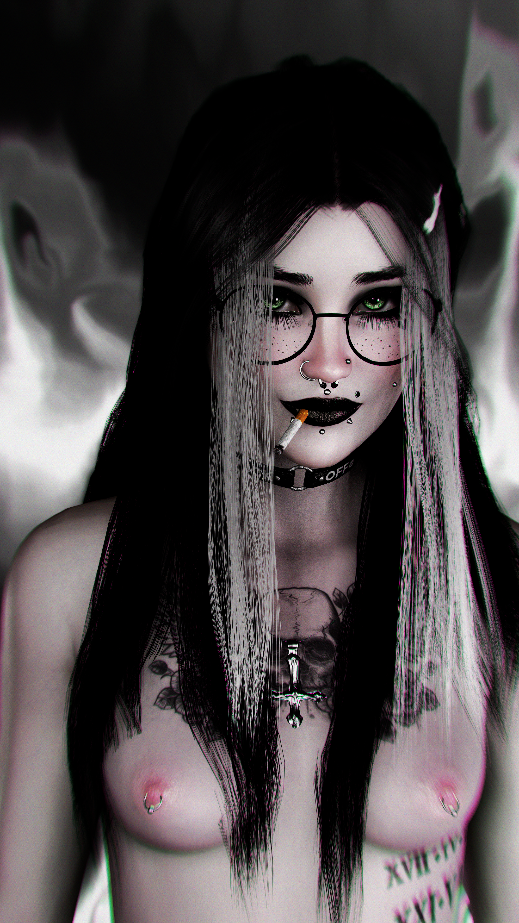 Astrid Doll {Gothic Brat Baddie #GothGoddess #PunkPrincess #RebelHeart #BadAttitudeBeauty