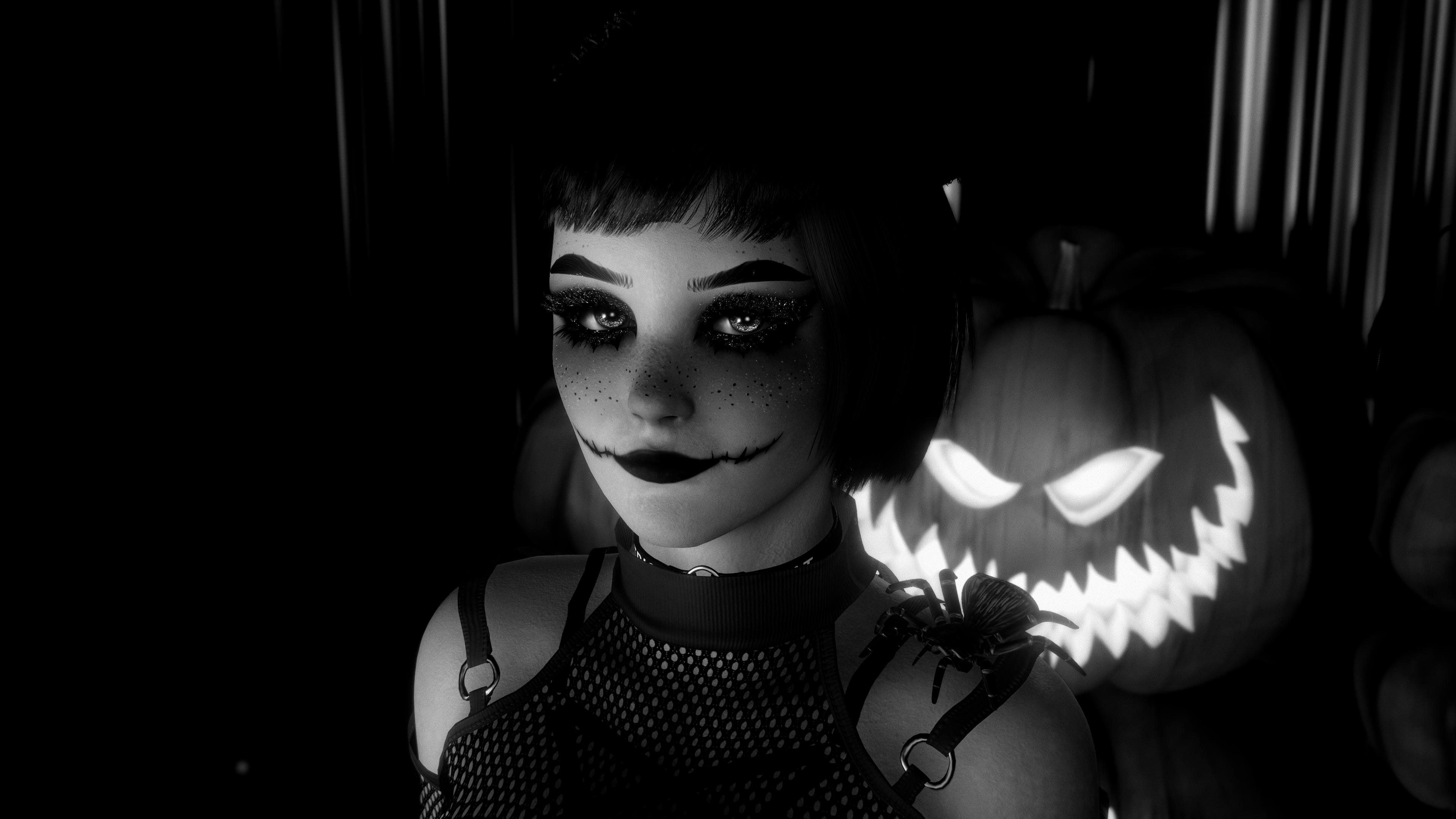 Jacki MonsterDoll - VaMoween {#spooky #jackolantern #creepycute