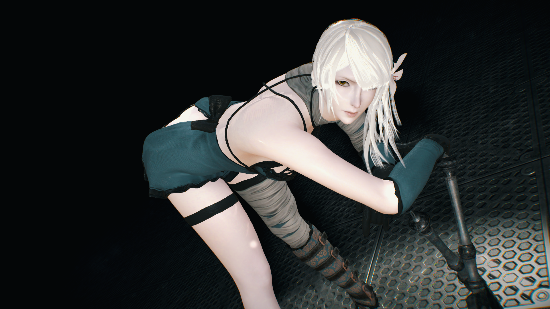 Kaine From Nier Replicant As Futa - Bent Pose