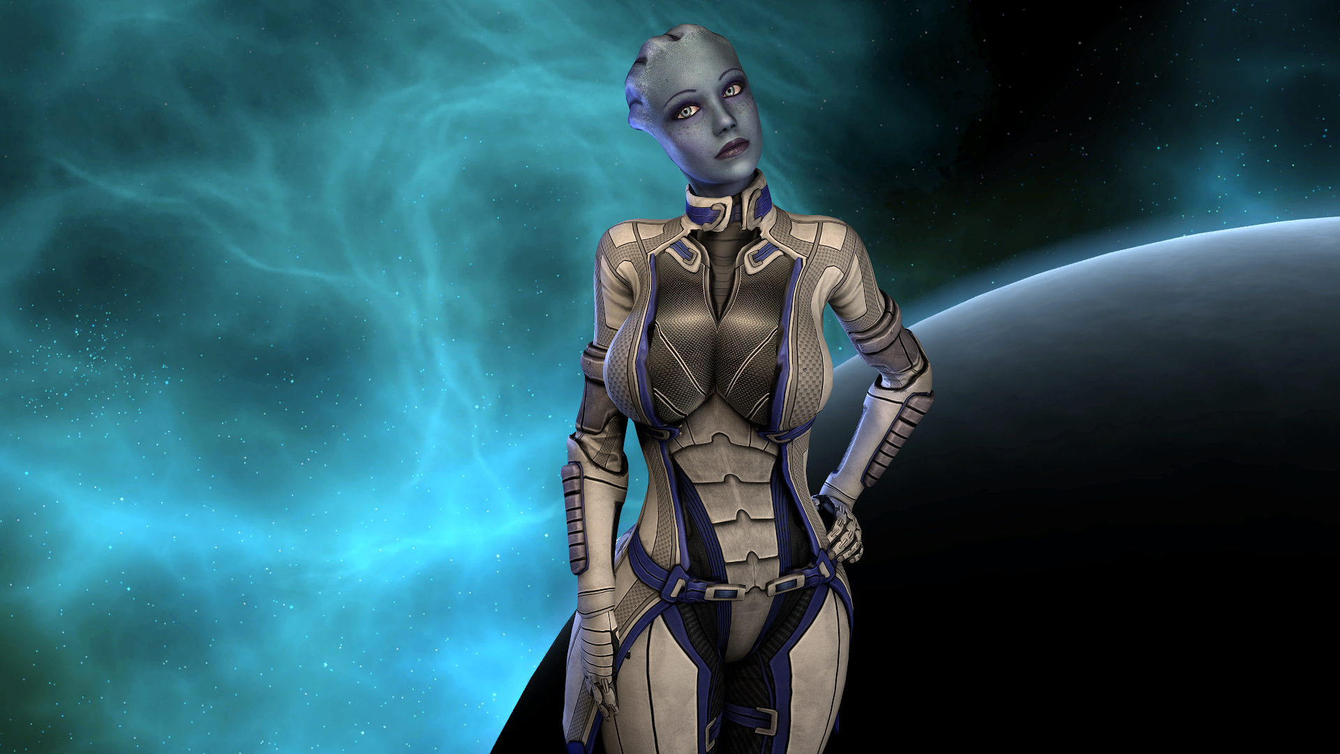 Liara In her Outfit
