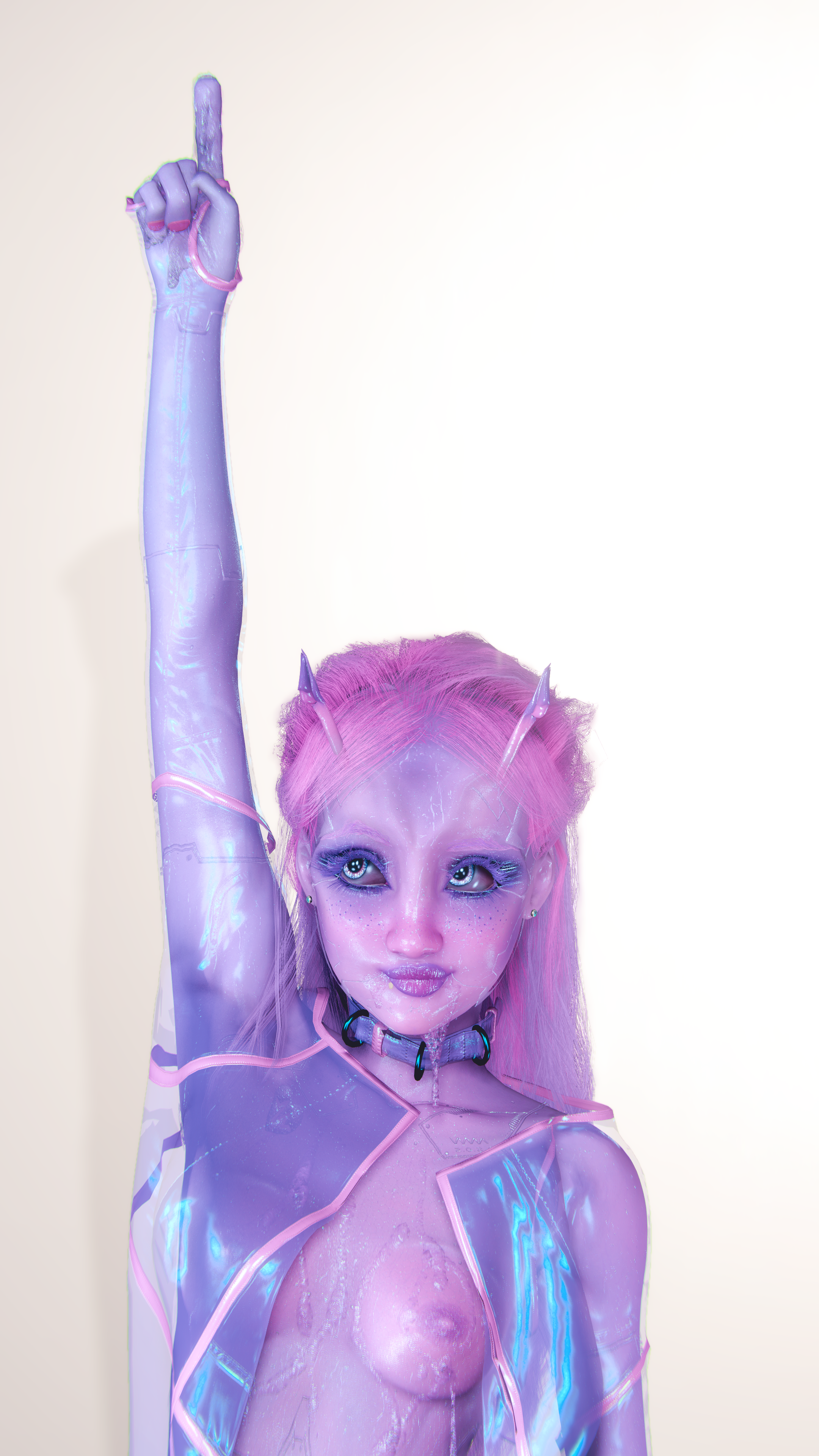 Lumina - Tall Mystical Slimy Jelly AlienDoll